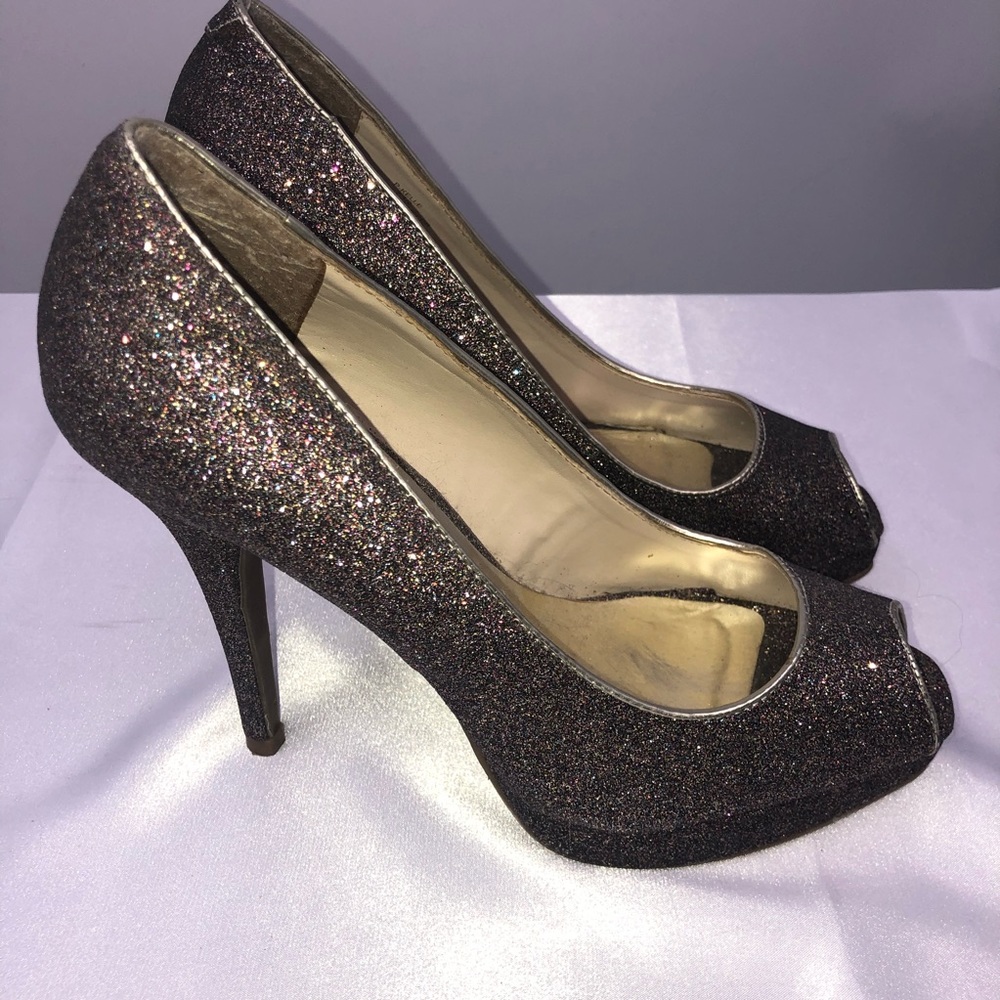 🍟 Steve Madden glitter heels